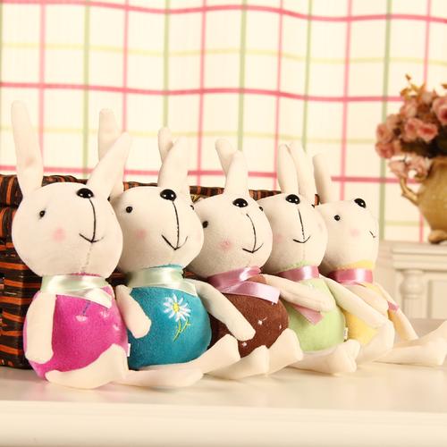 紫誉新款可爱小兔子挂件毛绒玩具公仔婚庆布娃娃创意咪兔礼品礼物产品