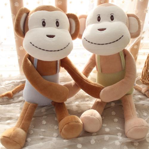 猴年布艺毛绒公仔猴宝宝玩具生肖嘻哈猴抱枕猴玩偶生日礼
